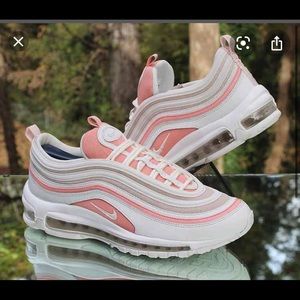 Women’s Nike Air Max 97 in Bleached Coral size 7